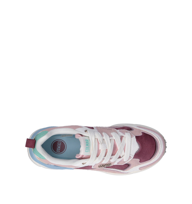 COLMAR Sneaker donna bianca/rosa