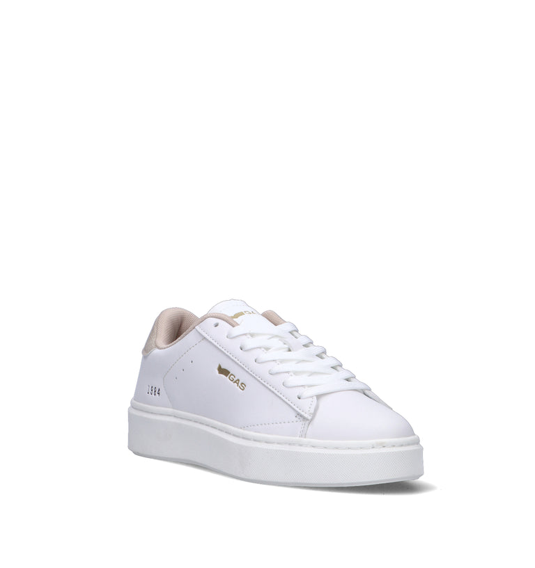 GAS Sneaker donna bianca/oro