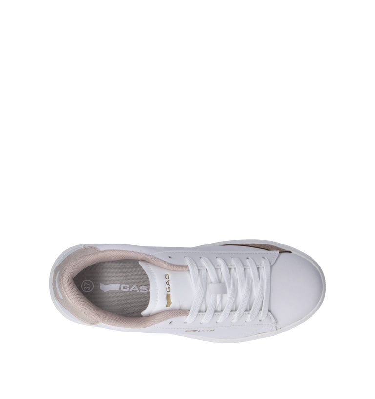 GAS Sneaker donna bianca/oro
