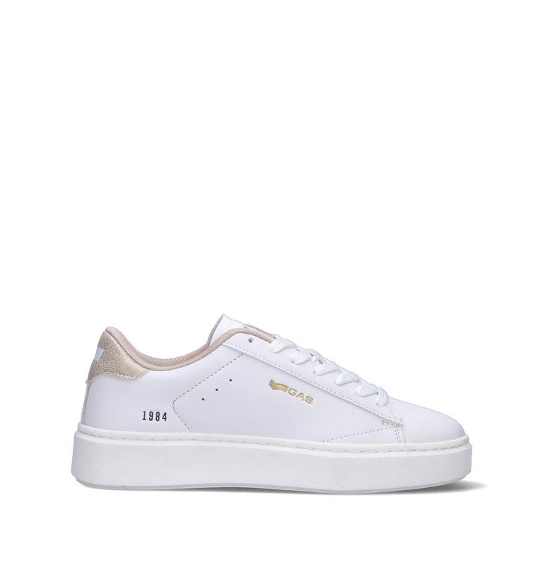 GAS Sneaker donna bianca/oro