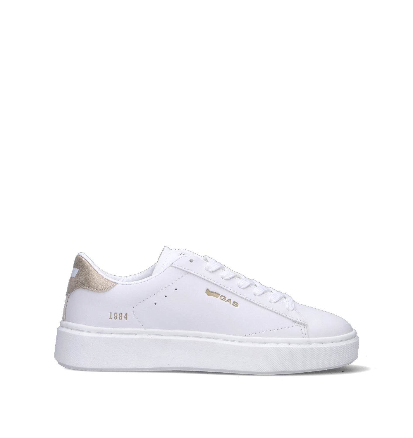 GAS Sneaker donna bianca/oro