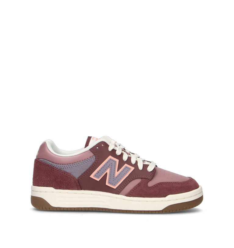 NEW BALANCE 480 Sneaker ragazza bordeaux