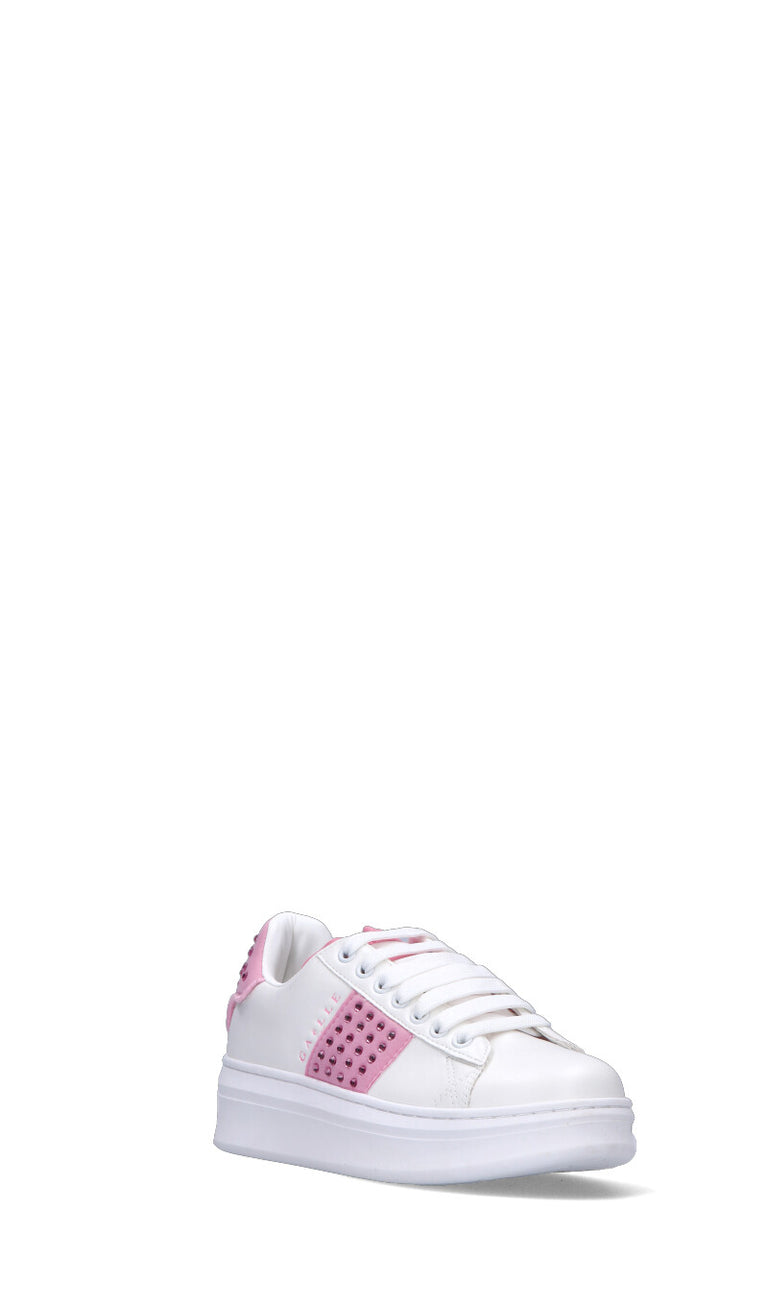 GAeLLE Sneaker donna bianca/rosa