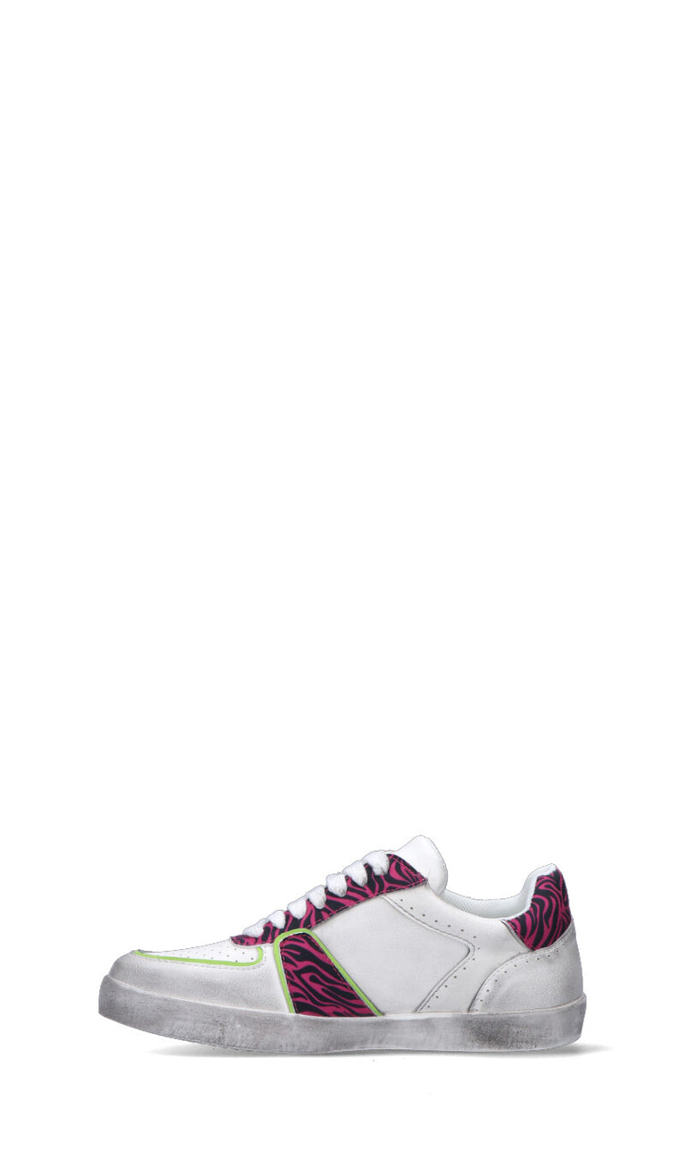 GAeLLE Sneaker donna bianca/fucsia
