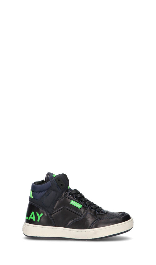 REPLAY Sneaker ragazzo nera/verde