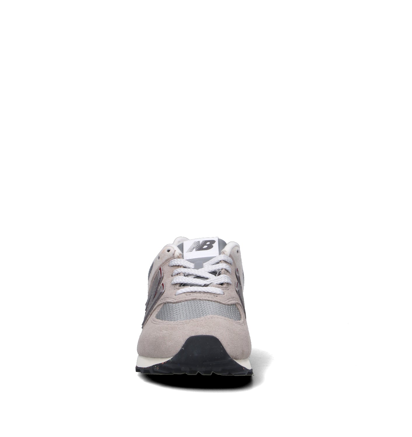 NEW BALANCE 574 Sneaker donna grigia/rossa