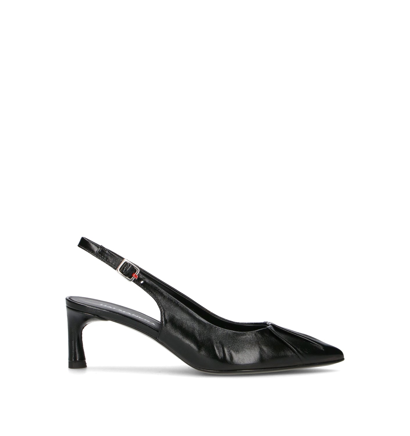 HALMANERA Slingback donna nera in pelle