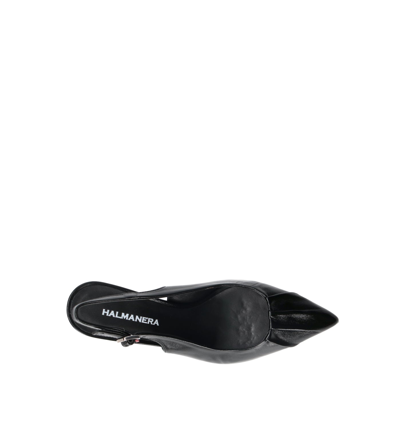HALMANERA Slingback donna nera in pelle
