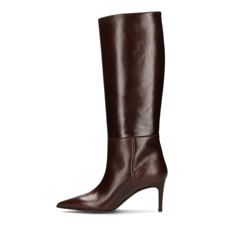 SERGIO LEVANTESI Stivale donna testa di moro in pelle