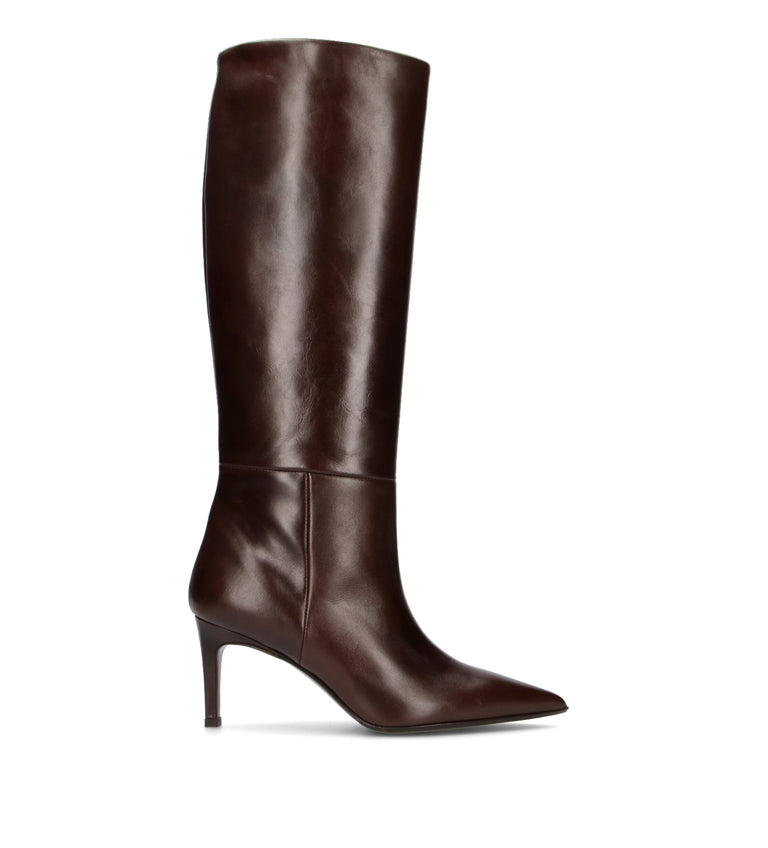 SERGIO LEVANTESI Stivale donna testa di moro in pelle