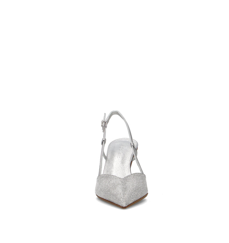 SERGIO LEVANTESI Slingback donna argento