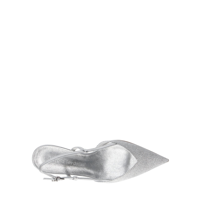 SERGIO LEVANTESI Slingback donna argento
