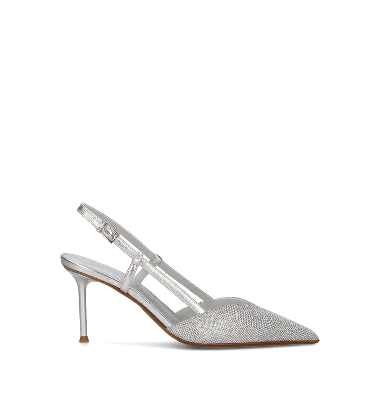 SERGIO LEVANTESI Slingback donna argento