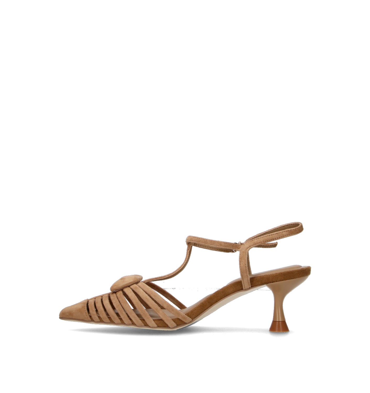 APEPAZZA Slingback donna cognac in suede