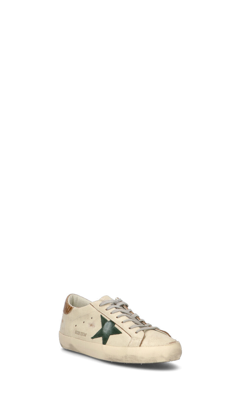 GOLDEN GOOSE - SUPER-STAR Sneaker uomo in pelle scamosciata