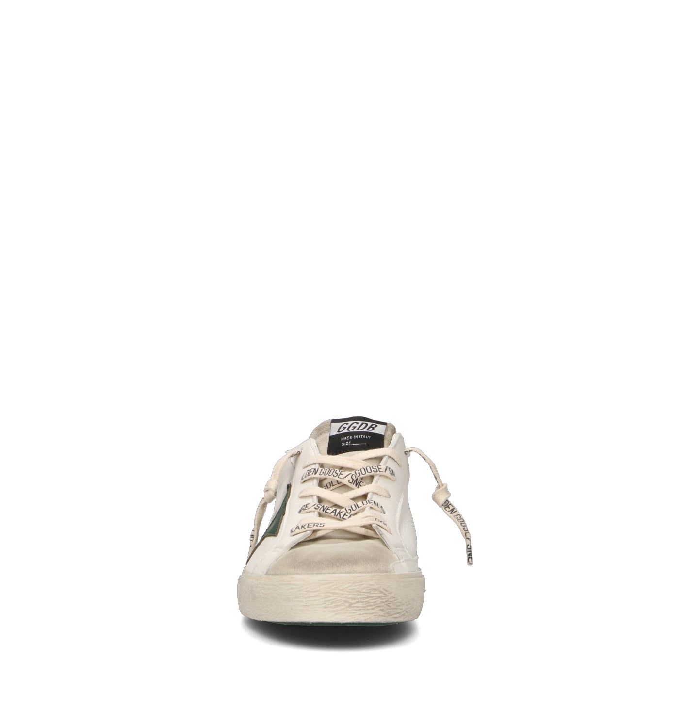 GOLDEN GOOSE SUPER-STAR CLASSIC WITH LIST Sneaker uomo bianca in pelle