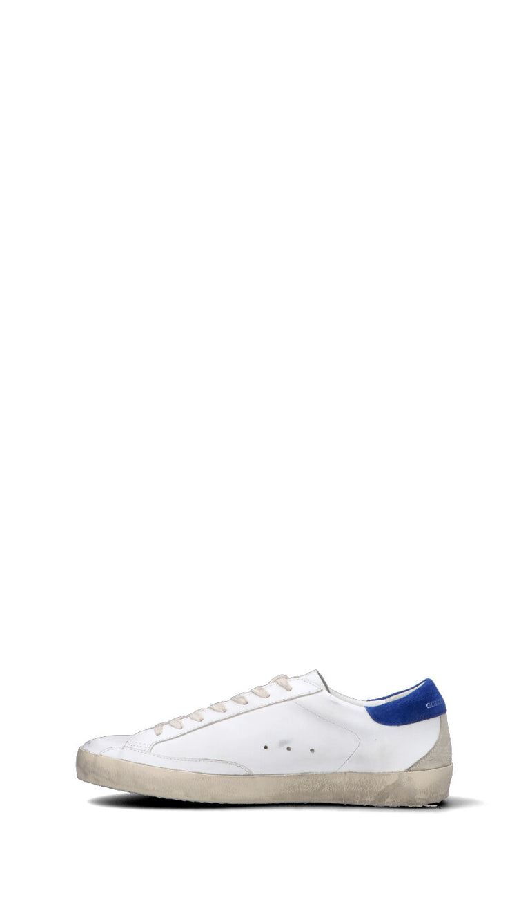 GOLDEN GOOSE SUPER-STAR CLASSIC Sneaker uomo bianca/blu in pelle