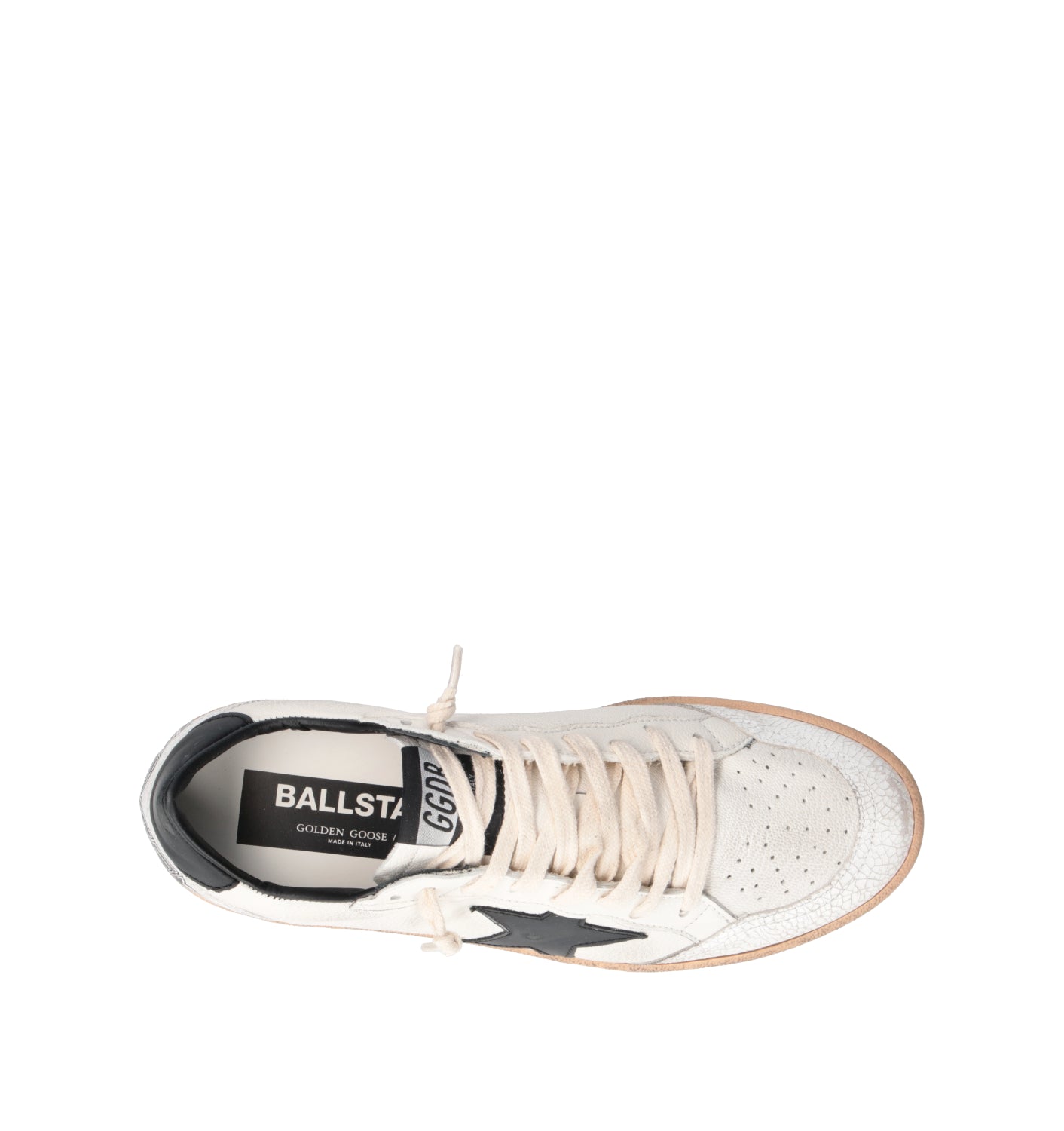 GOLDEN GOOSE BALL STAR Sneaker uomo bianca