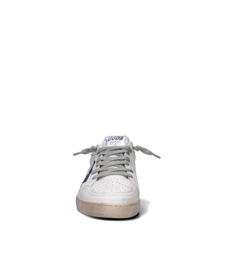 GOLDEN GOOSE BALL STAR Sneaker uomo bianca in pelle