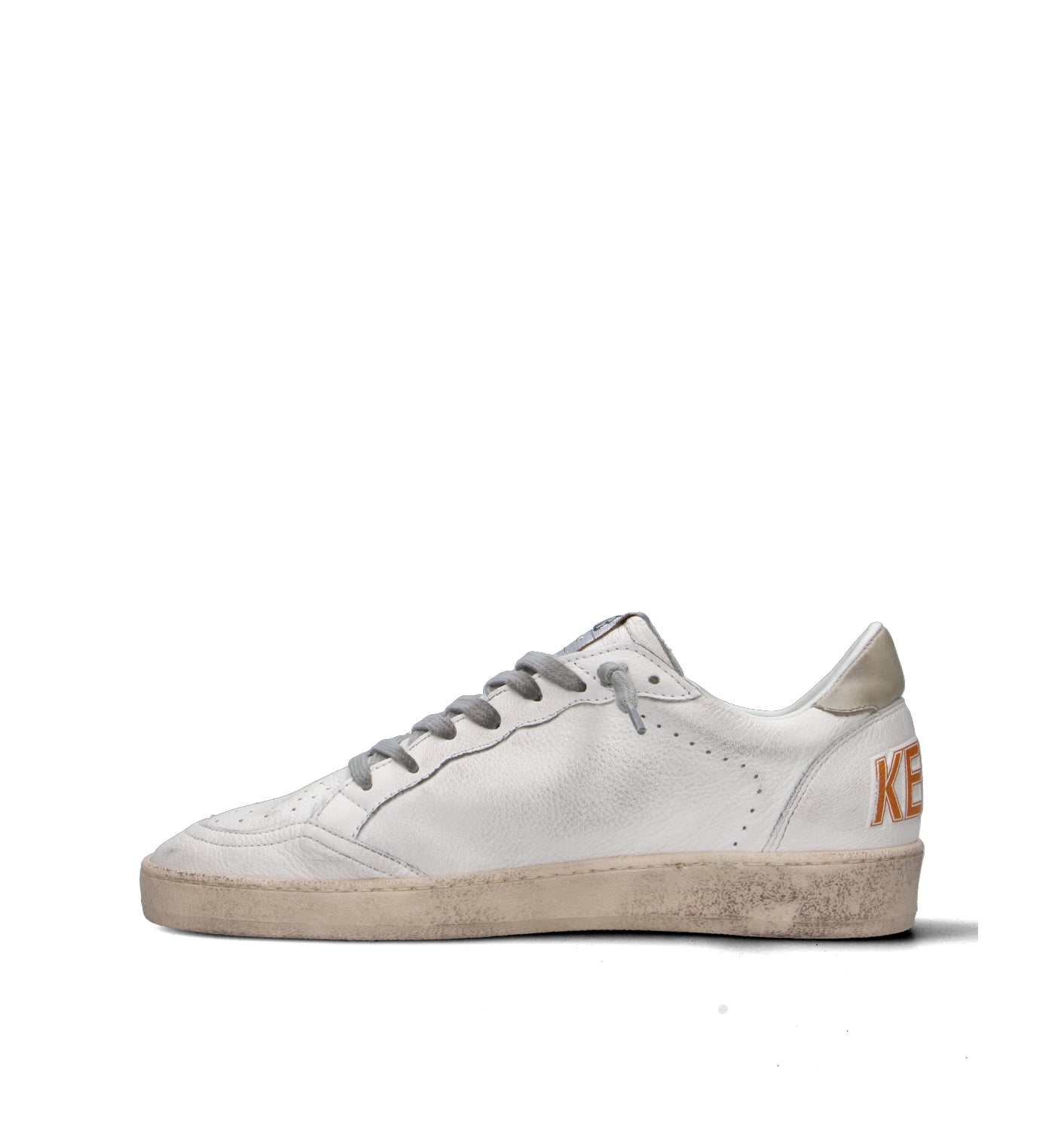 GOLDEN GOOSE BALL STAR Sneaker uomo bianca in pelle