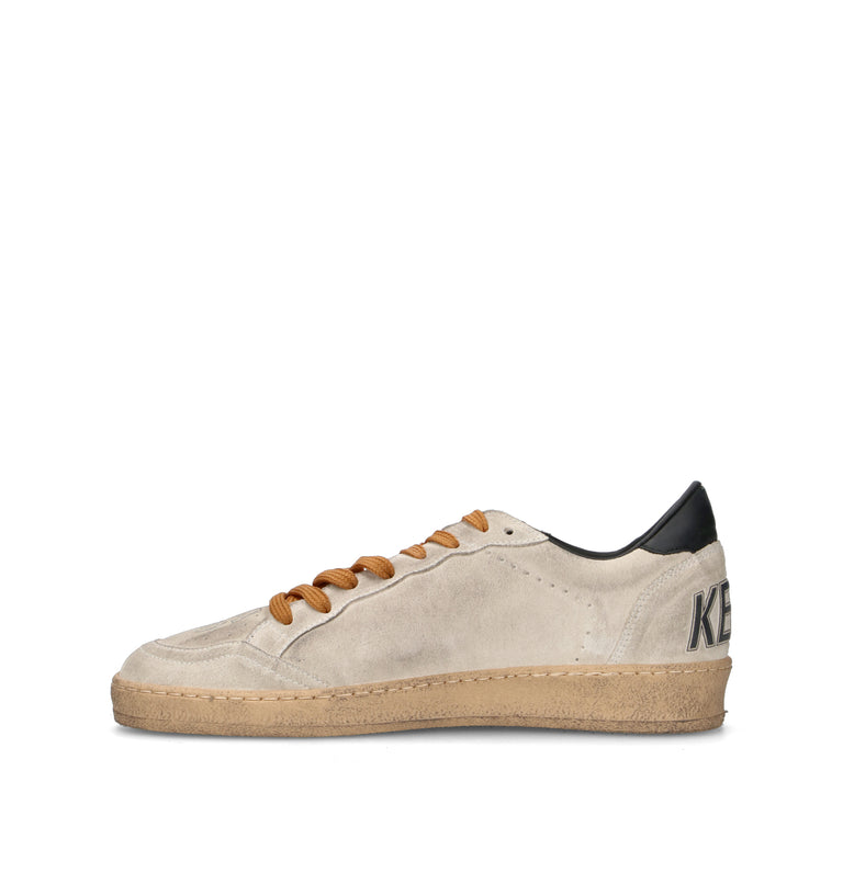 GOLDEN GOOSE BALL STAR Sneaker uomo bianca in pelle