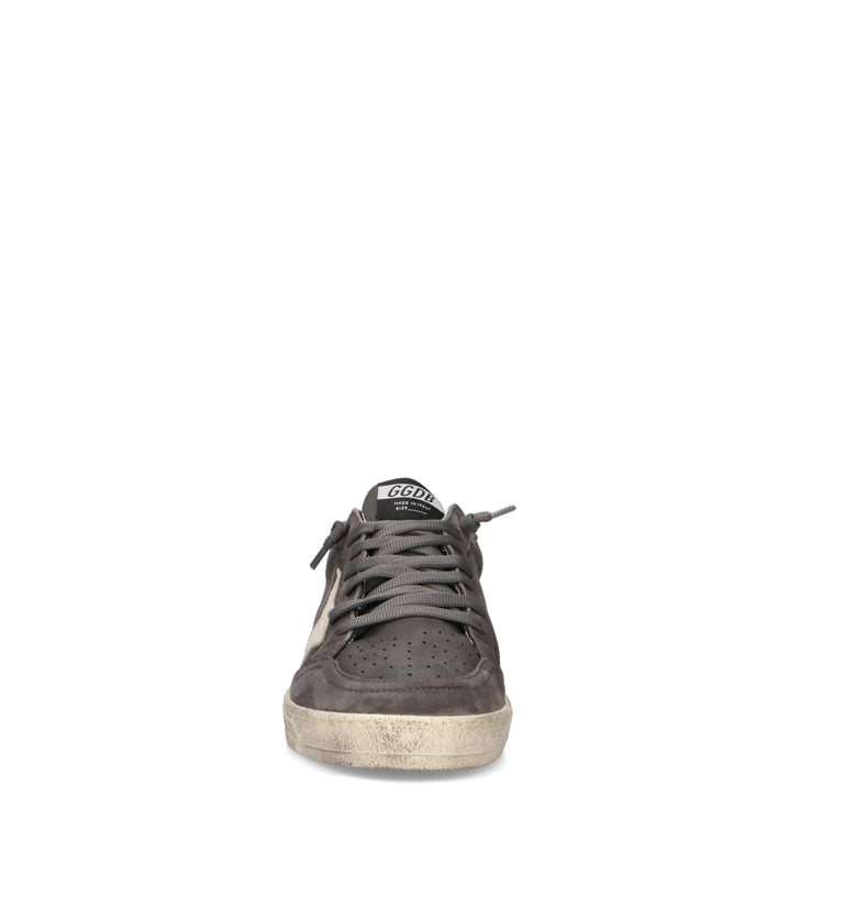 GOLDEN GOOSE BALL STAR Sneaker uomo grigia in pelle
