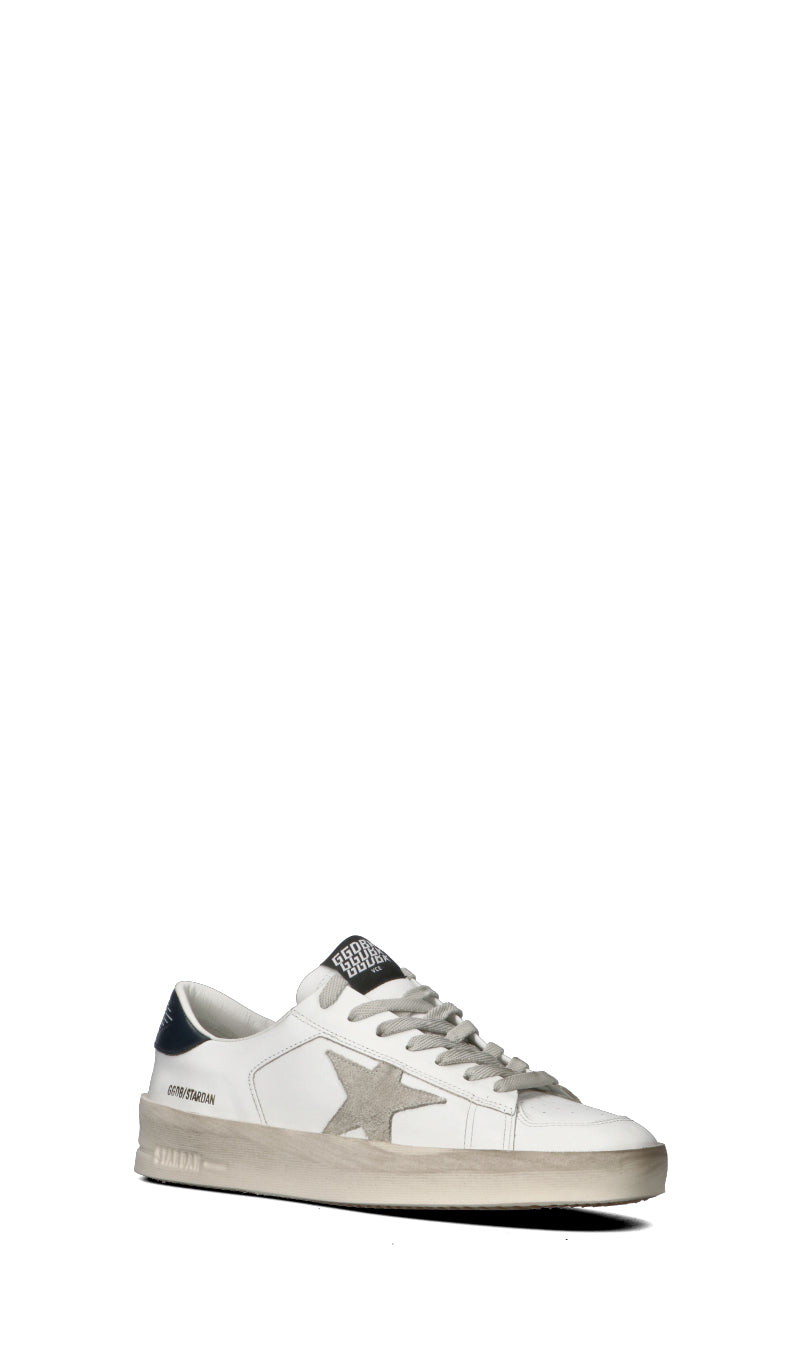 GOLDEN GOOSE Sneaker uomo bianca e nera in pelle