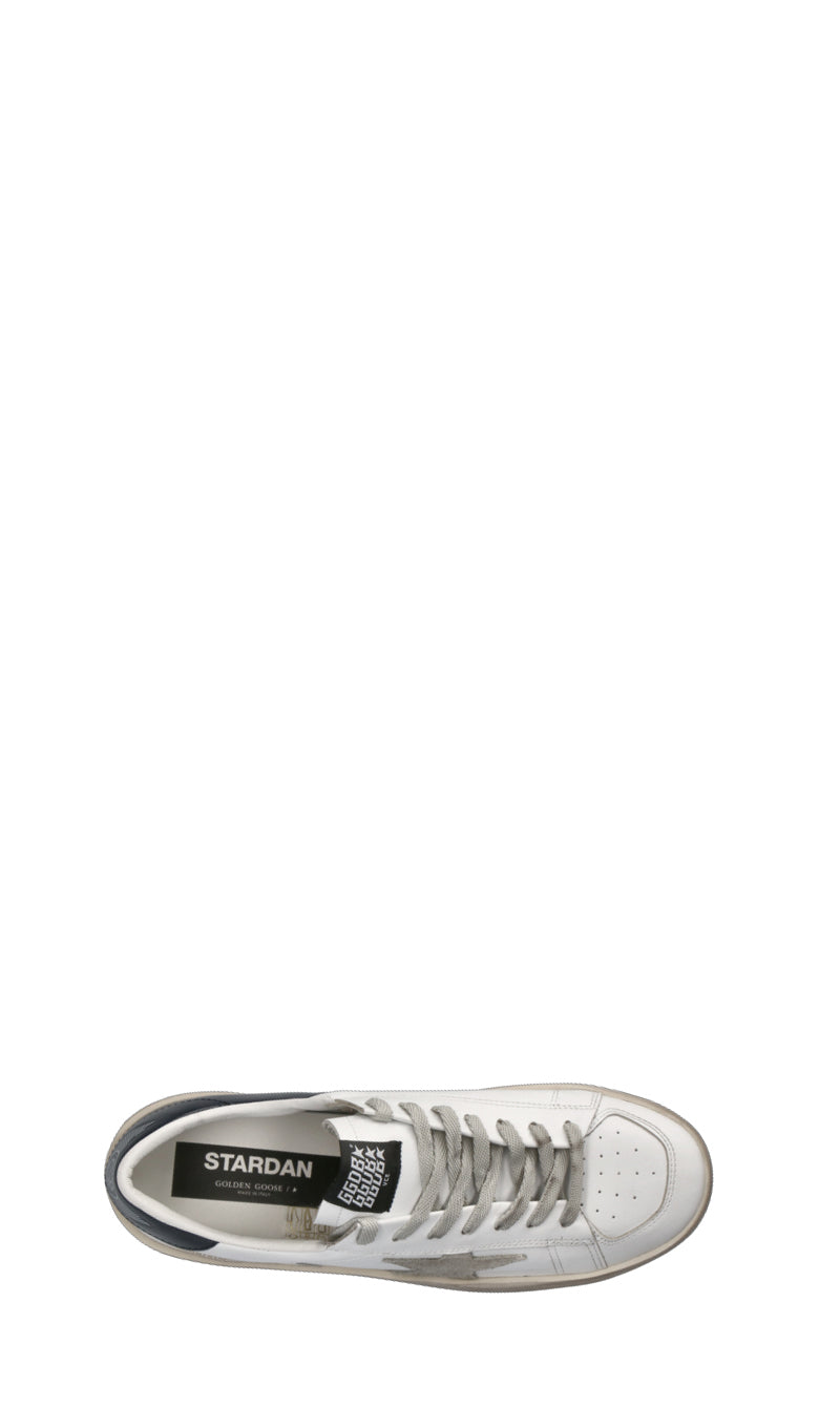 GOLDEN GOOSE Sneaker uomo bianca e nera in pelle