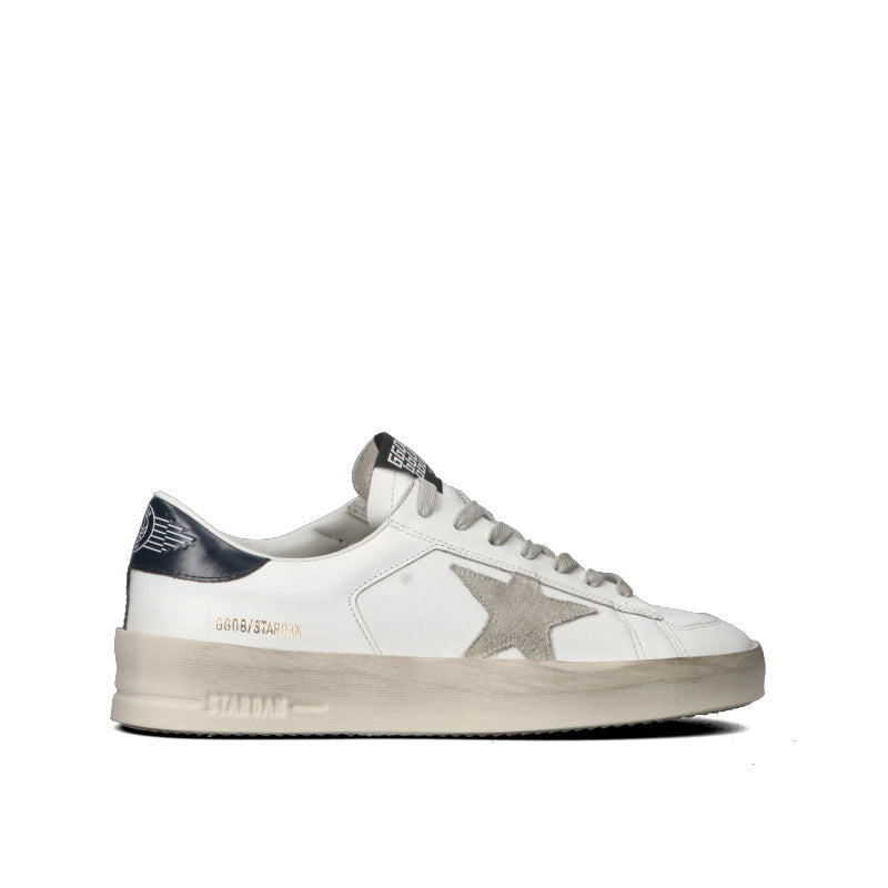 GOLDEN GOOSE Sneaker uomo bianca e nera in pelle