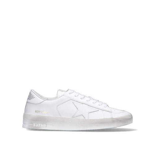GOLDEN GOOSE - STARDAN Sneaker uomo bianca in pelle