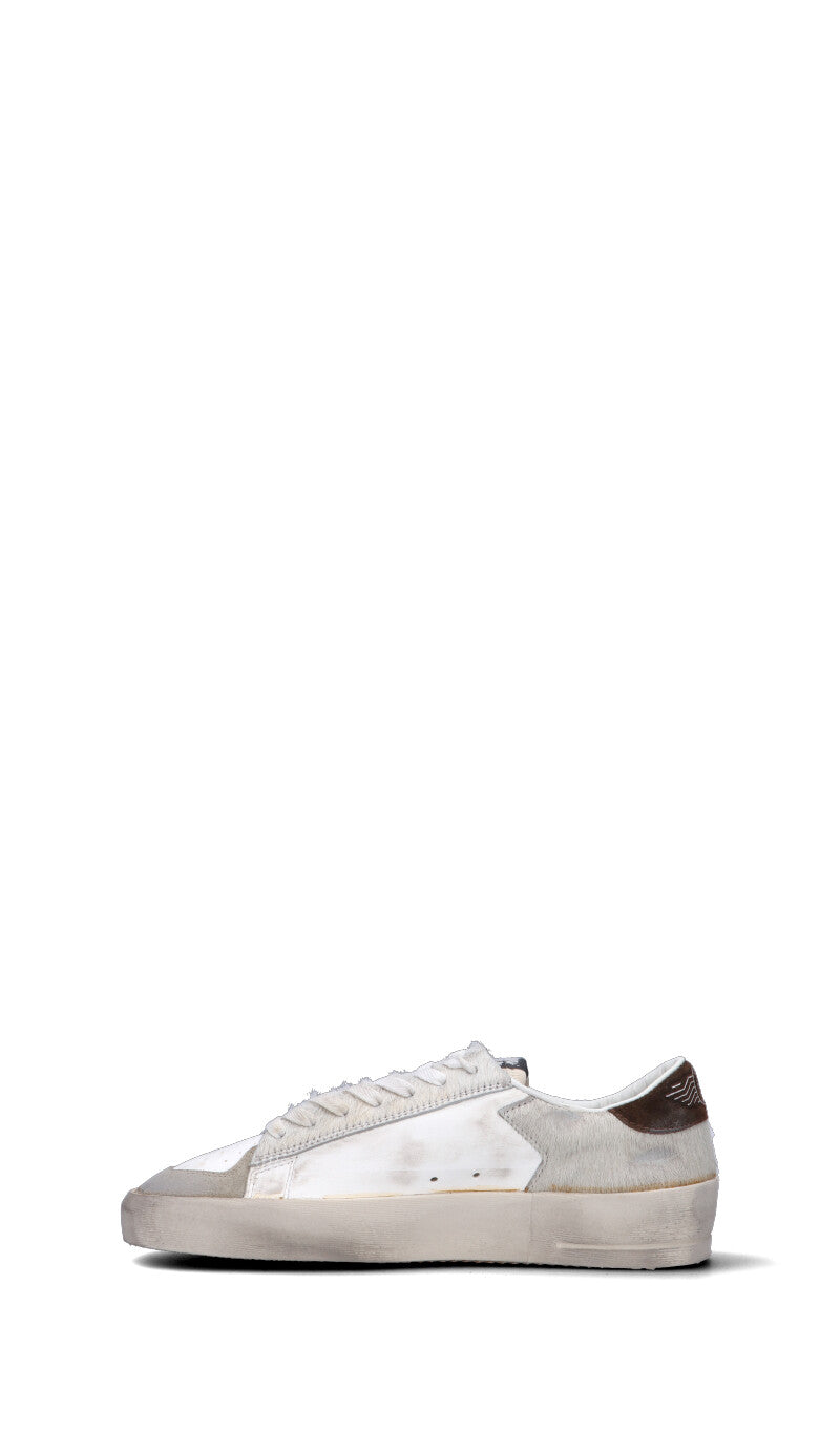 GOLDEN GOOSE STARDAN Sneaker uomo bianca/testa di moro