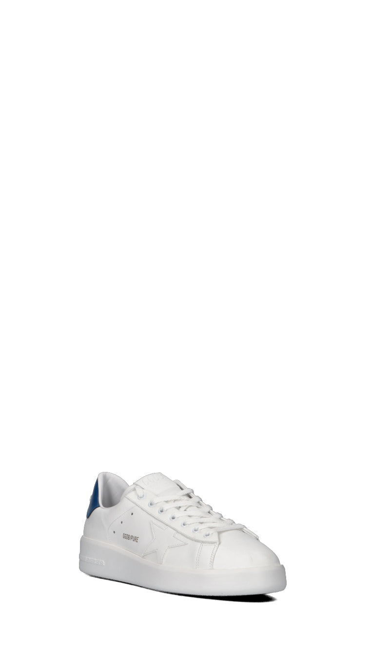 GOLDEN GOOSE Snekaer uomo bianca e blu in pelle