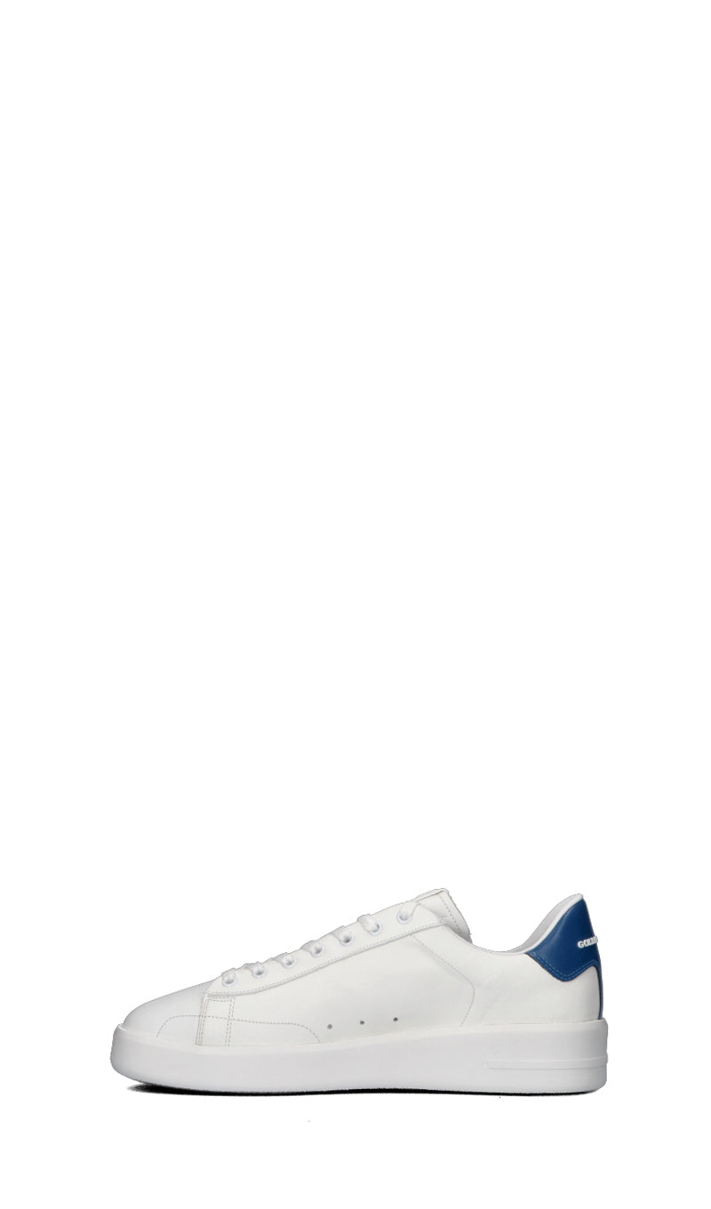 GOLDEN GOOSE Snekaer uomo bianca e blu in pelle