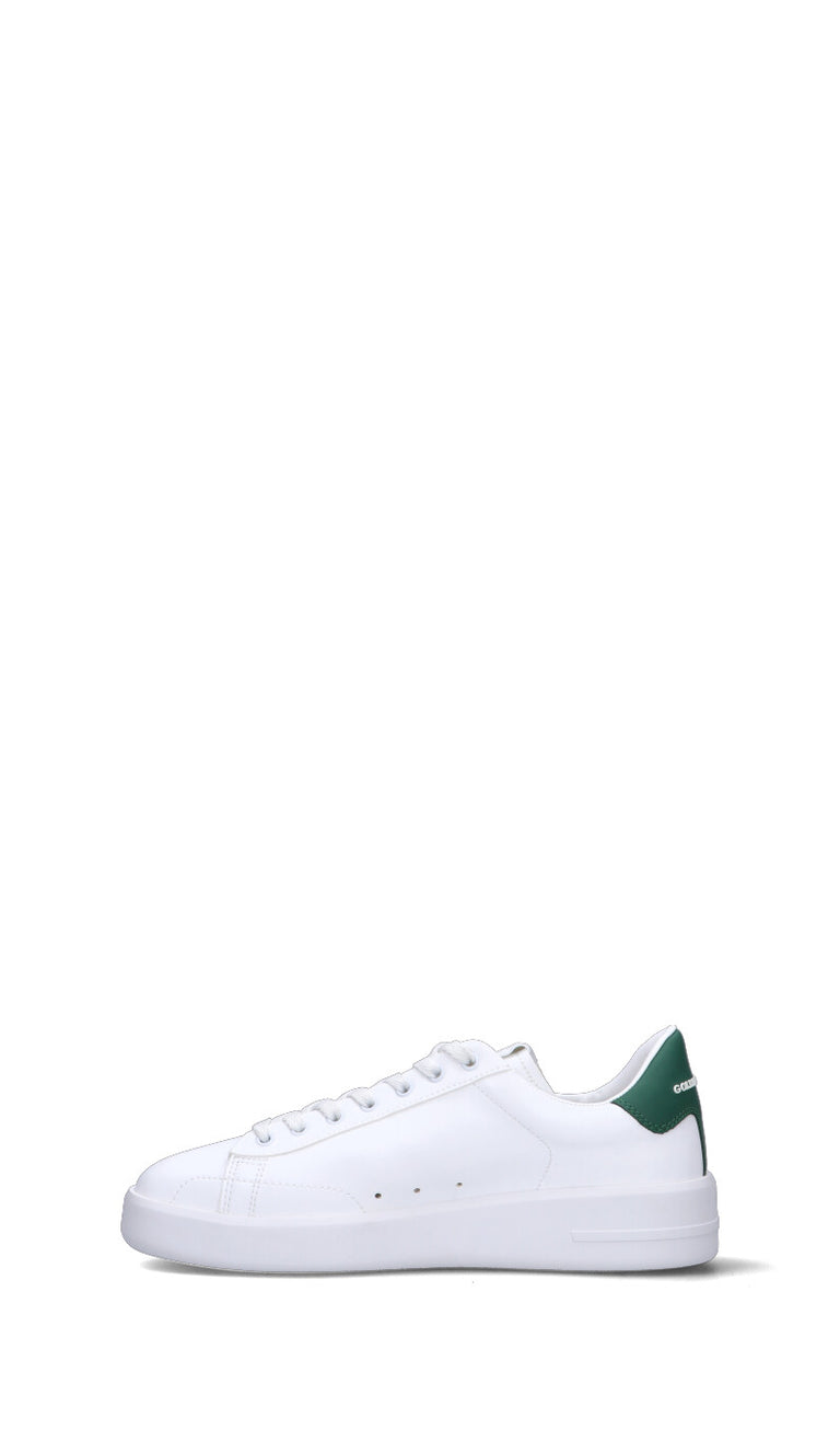 GOLDEN GOOSE PURE Sneaker uomo bianca/verde in pelle