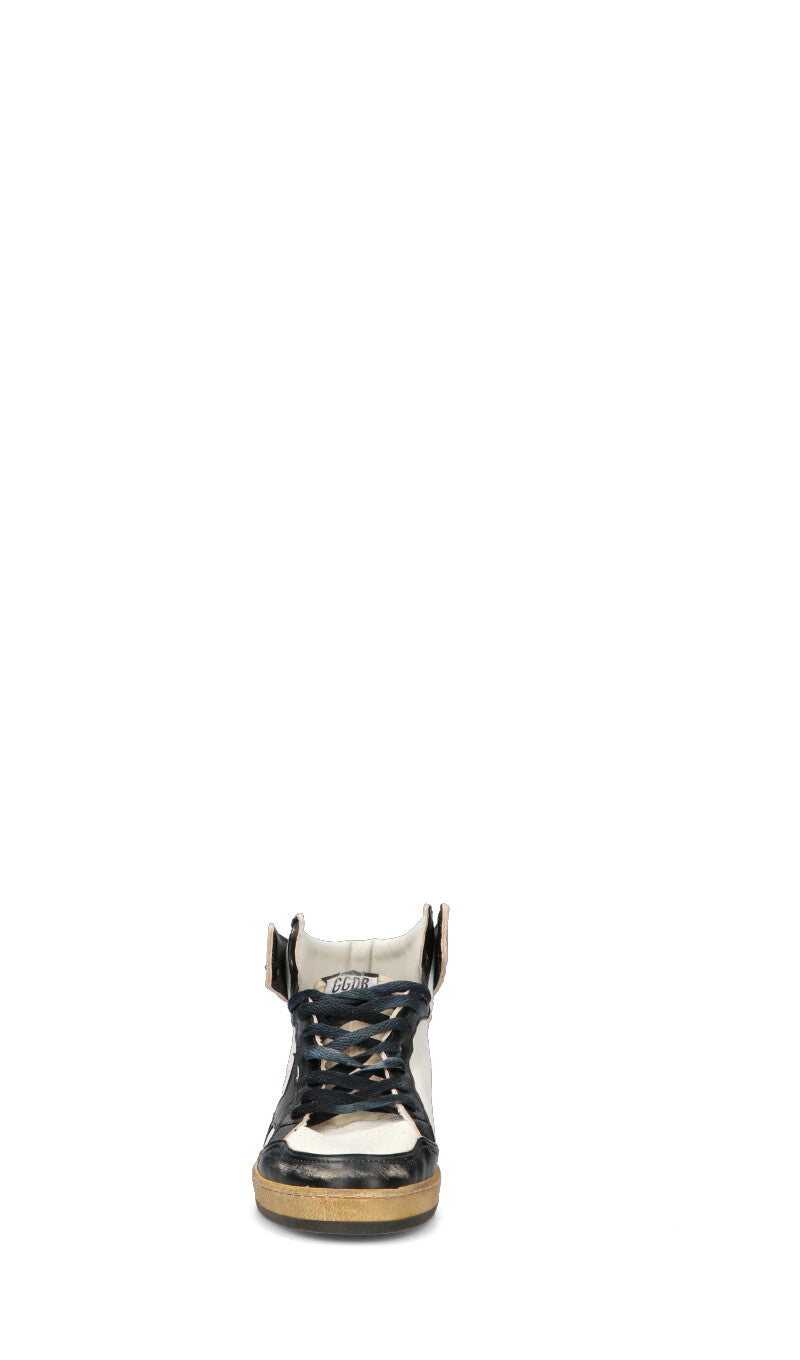 GOLDEN GOOSE Snekaer uomo bianca e nera in pelle