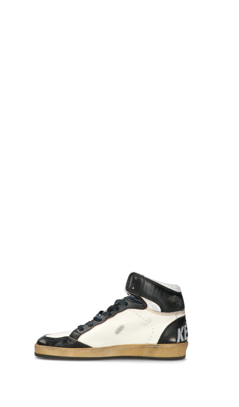 GOLDEN GOOSE Snekaer uomo bianca e nera in pelle