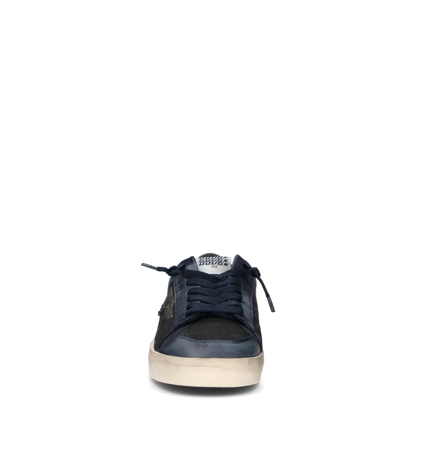 GOLDE GOOSE STAR UNDER THE STAR Sneaker uomo blu in pelle