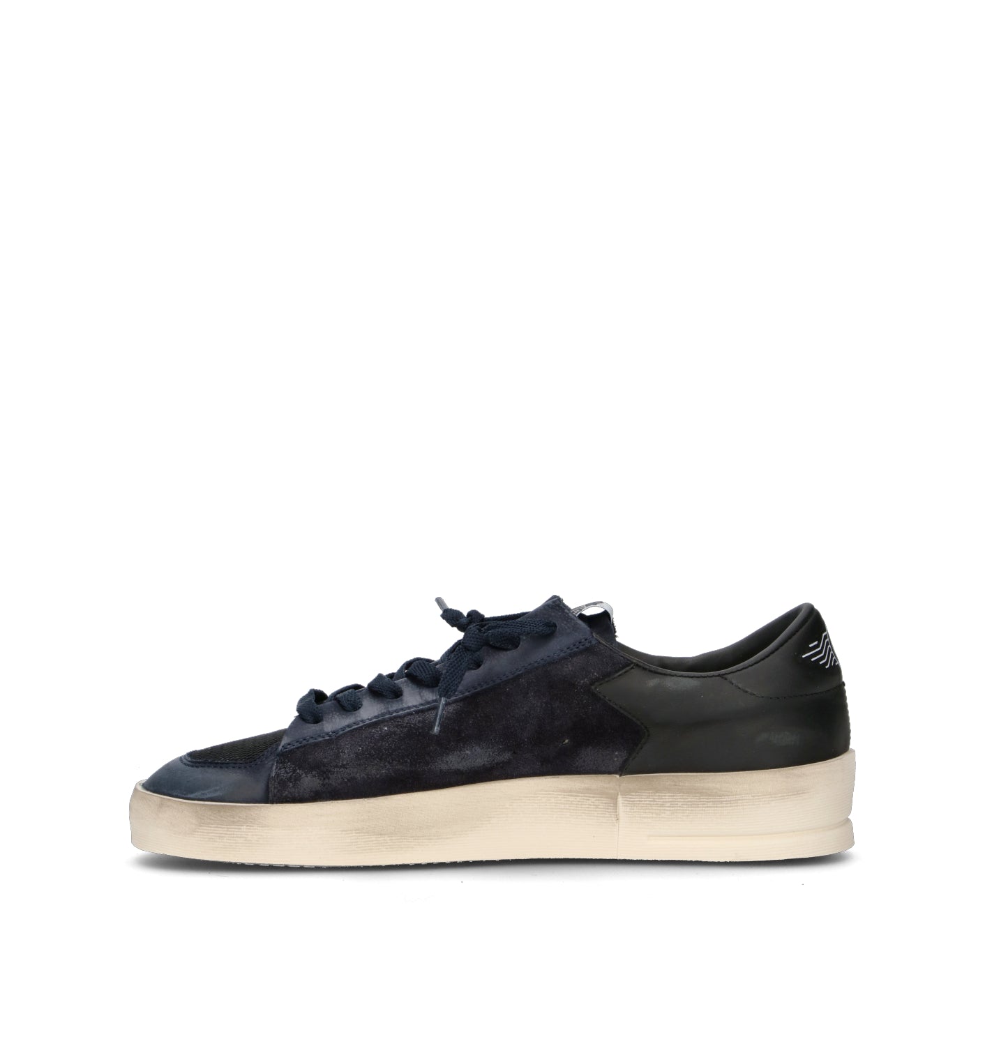 GOLDE GOOSE STAR UNDER THE STAR Sneaker uomo blu in pelle