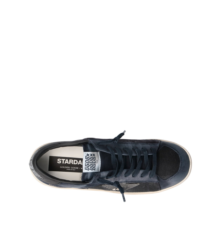 GOLDE GOOSE STAR UNDER THE STAR Sneaker uomo blu in pelle