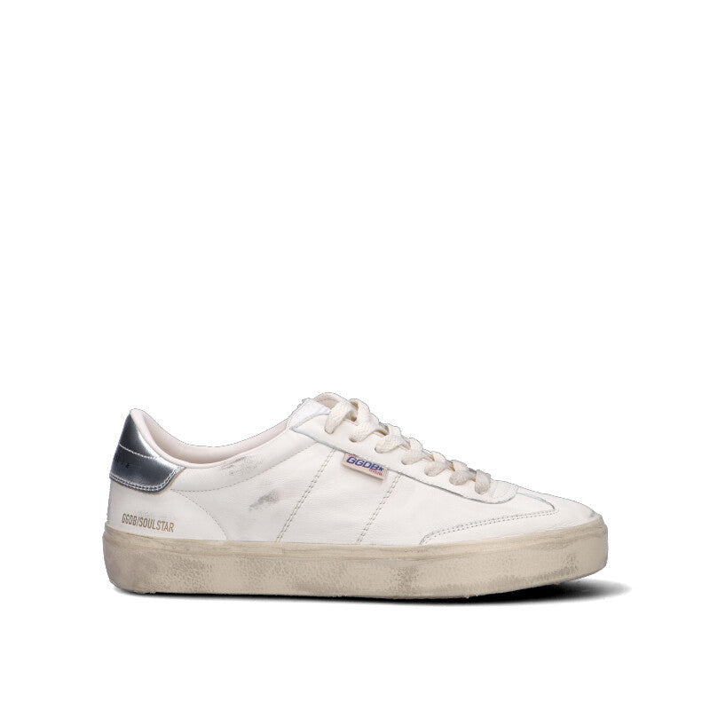GOLDEN GOOSE - SOUL STAR Sneaker uomo bianca in pelle