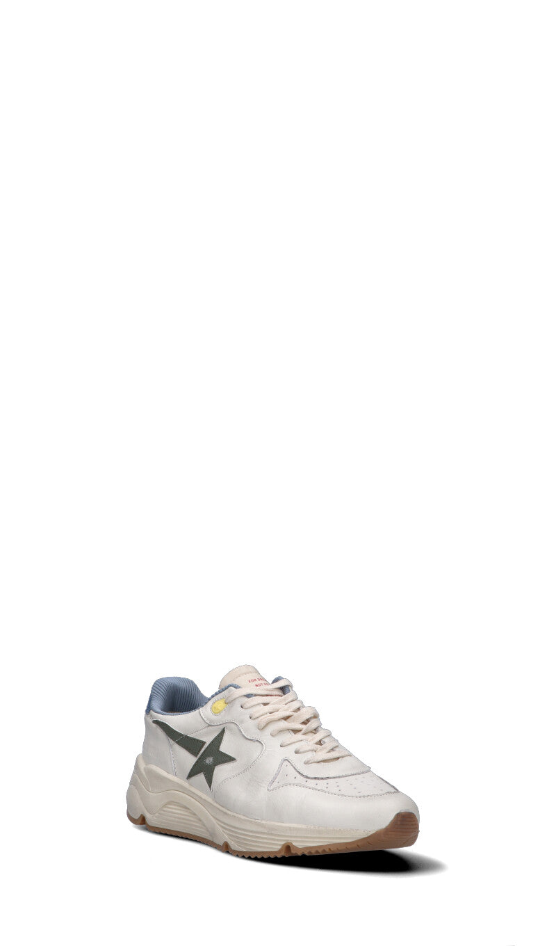 GOLDEN GOOSE - RUNNING SOLE Sneaker uomo bianca in pelle