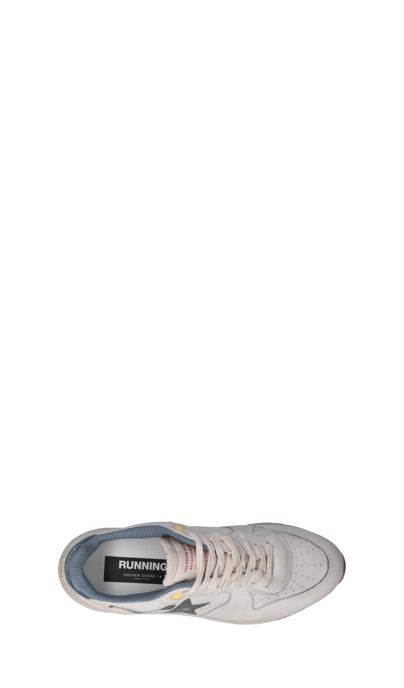 GOLDEN GOOSE - RUNNING SOLE Sneaker uomo bianca in pelle