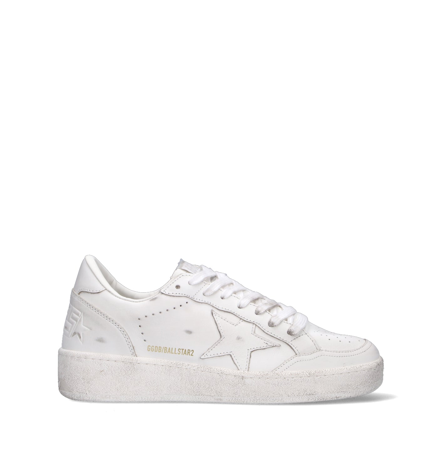 GOLDEN GOOSE BALLSTAR 2 Sneaker uomo bianca in pelle