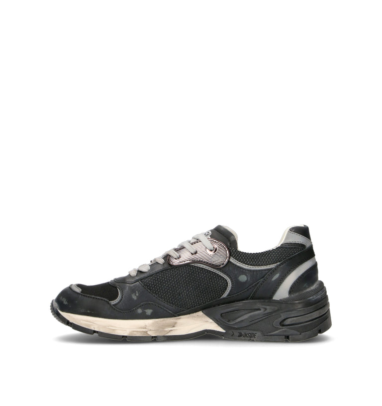 GOLDEN GOOSE RUNNING DAD NEW Sneaker uomo nera
