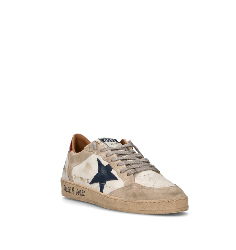 GOLDEN GOOSE BALLSTAR DOUBLE QUARTER WITH FOL Sneaker uomo