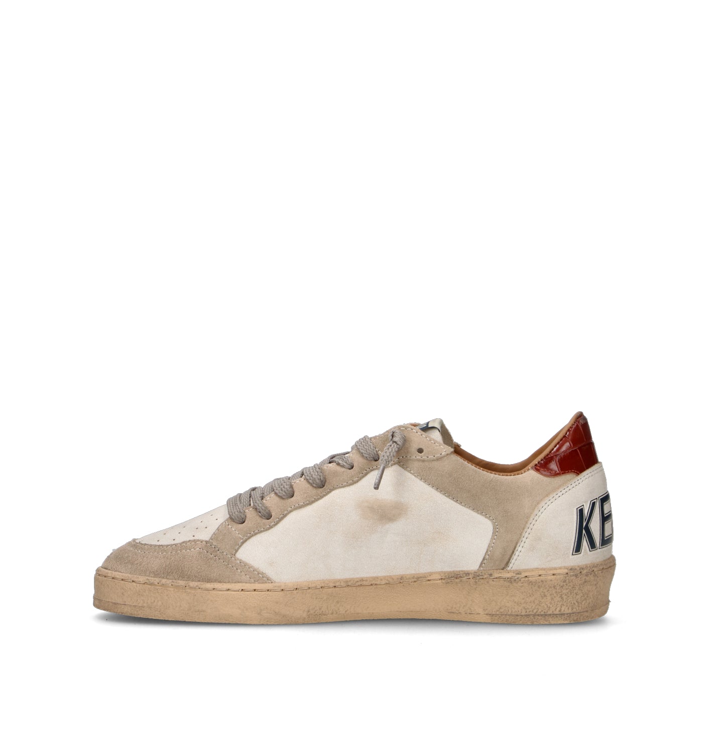 GOLDEN GOOSE BALLSTAR DOUBLE QUARTER WITH FOL Sneaker uomo