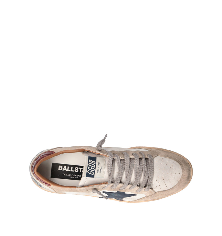 GOLDEN GOOSE BALLSTAR DOUBLE QUARTER WITH FOL Sneaker uomo