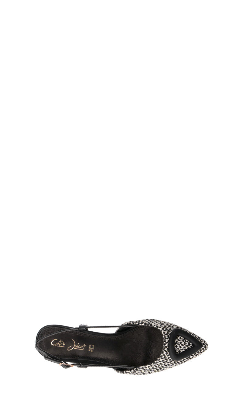 CATCH JUICE Decollete donna nera/champagne