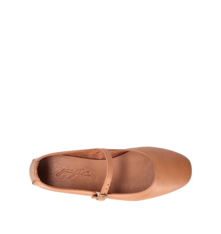 GRAFIA Ballerina donna tan in pelle