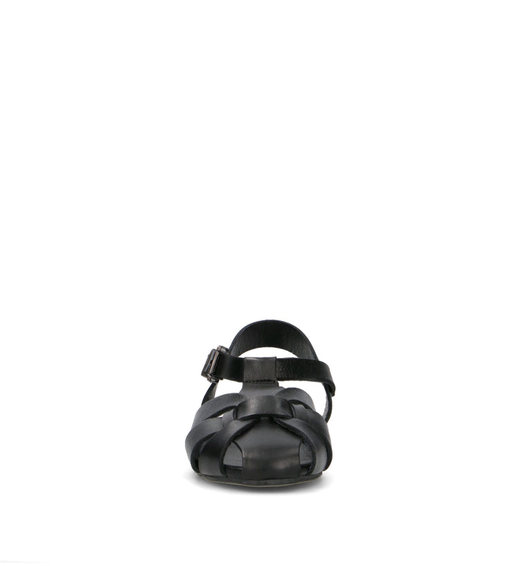 GRAFIA Sandalo donna nero in pelle